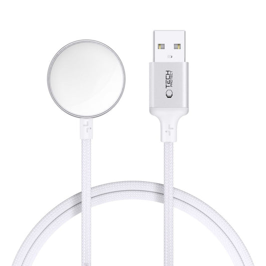 Cable de Carga Tech-Protect MC02 Ultraboost para Apple Watch Series, Blanco