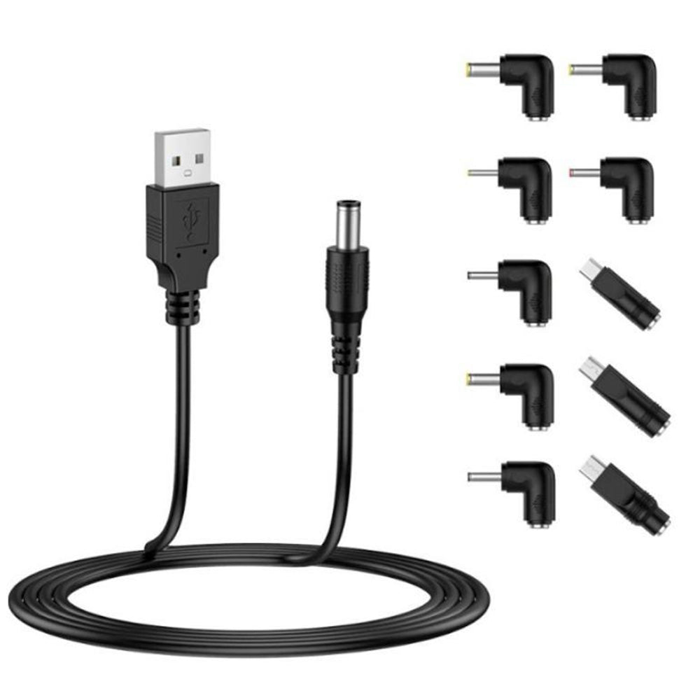 Cable de Carga Techsuit AC21 ChargeNest, 1.5m, 11en1, Negro