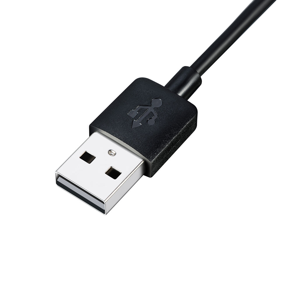 Cable de Carga Techsuit TGC1 para Garmin Watch Fenix / vivoactive Series, USB-A, Negro