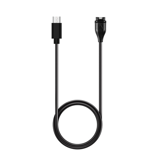 Cable de Carga Techsuit TGC2 para Garmin Watch Fenix / vivoactive Series, USB-C, Negro.