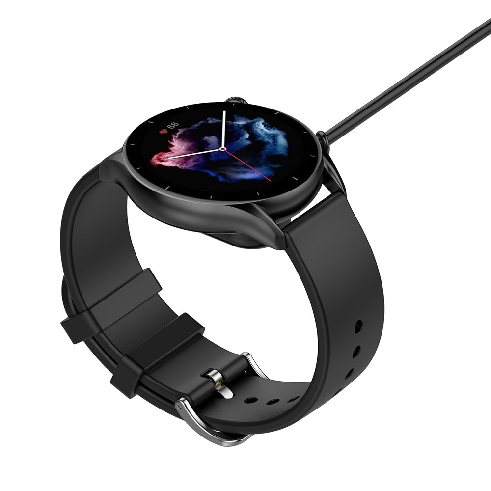 Cable de Carga Techsuit THA3 para Amazfit Watch Series, USB-A, Negro