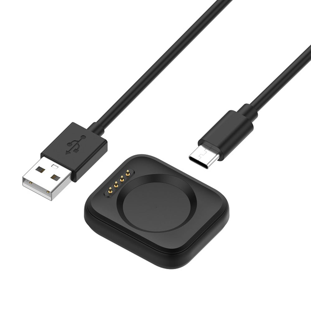Cable de Carga Techsuit TXC8 para Oppo Watch / OnePlus Watch Series, USB-A, Negro