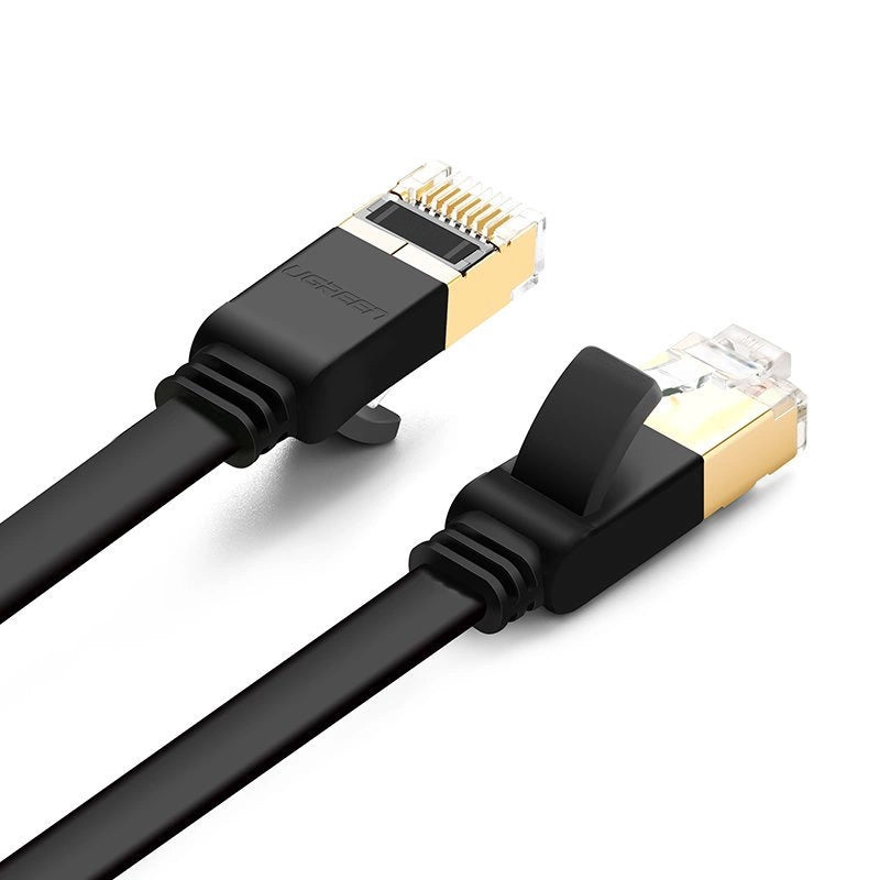 Cable de Red UGREEN NW106 Plano, UTP, Cat7, 3m, Negro