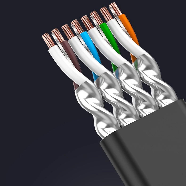 Cable de Red UGREEN NW106 Plano, UTP, Cat7, 3m, Negro