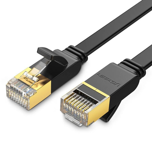 Cable de Red UGREEN NW106 Plano, UTP, Cat7, 3m, Negro