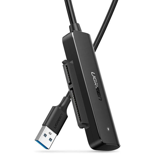 Cable UGREEN CM321, USB-A 3.0 - SATA 2.5inch, 0.5m, Negro