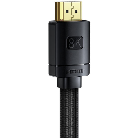 Cable de Video Baseus Alta Definición, HDMI - HDMI, 8K, 2m, Negro CAKGQ-K01