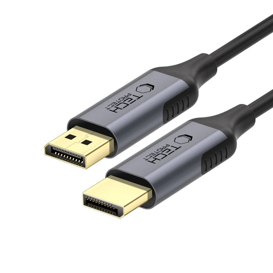Cable de Video Tech-Protect Ultraboost, DisplayPort - DisplayPort, 4K, 2m, Negro