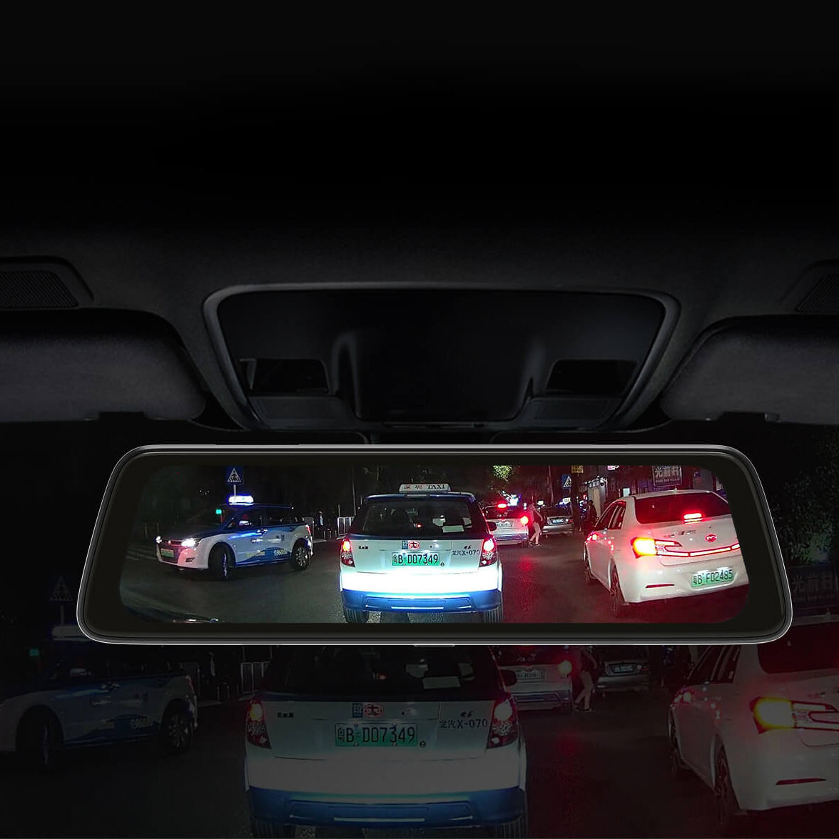 Cámara Auto Delantera Trasera DDPAI mola E3, 2K, Wi-Fi