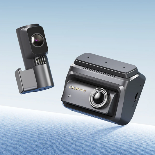 Cámara Auto Delantera Trasera DDPAI Z90 Dual, 4K, 64Gb, Wi-Fi, GPS, Pantalla de 3 pulgadas