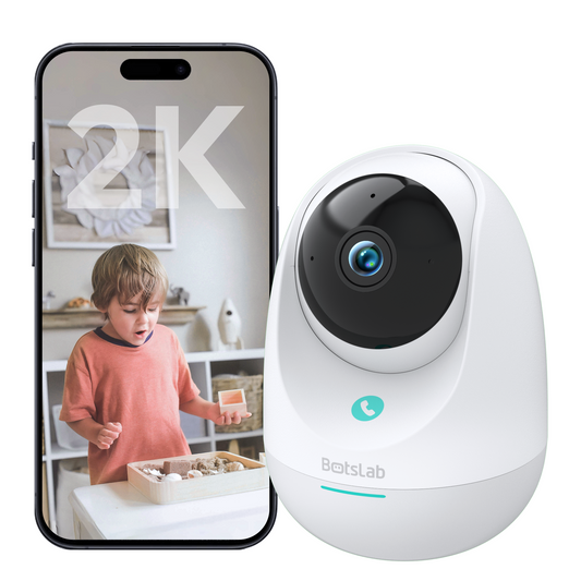 Cámara de vigilancia Botslab 2E Pro C213, Wi-Fi, 2K, 2K, Interior
