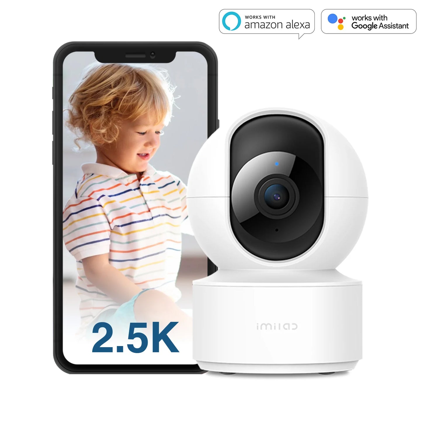 Cámara de Vigilancia iMILAB C21 MI, Wi-Fi, 2.5K, Interior