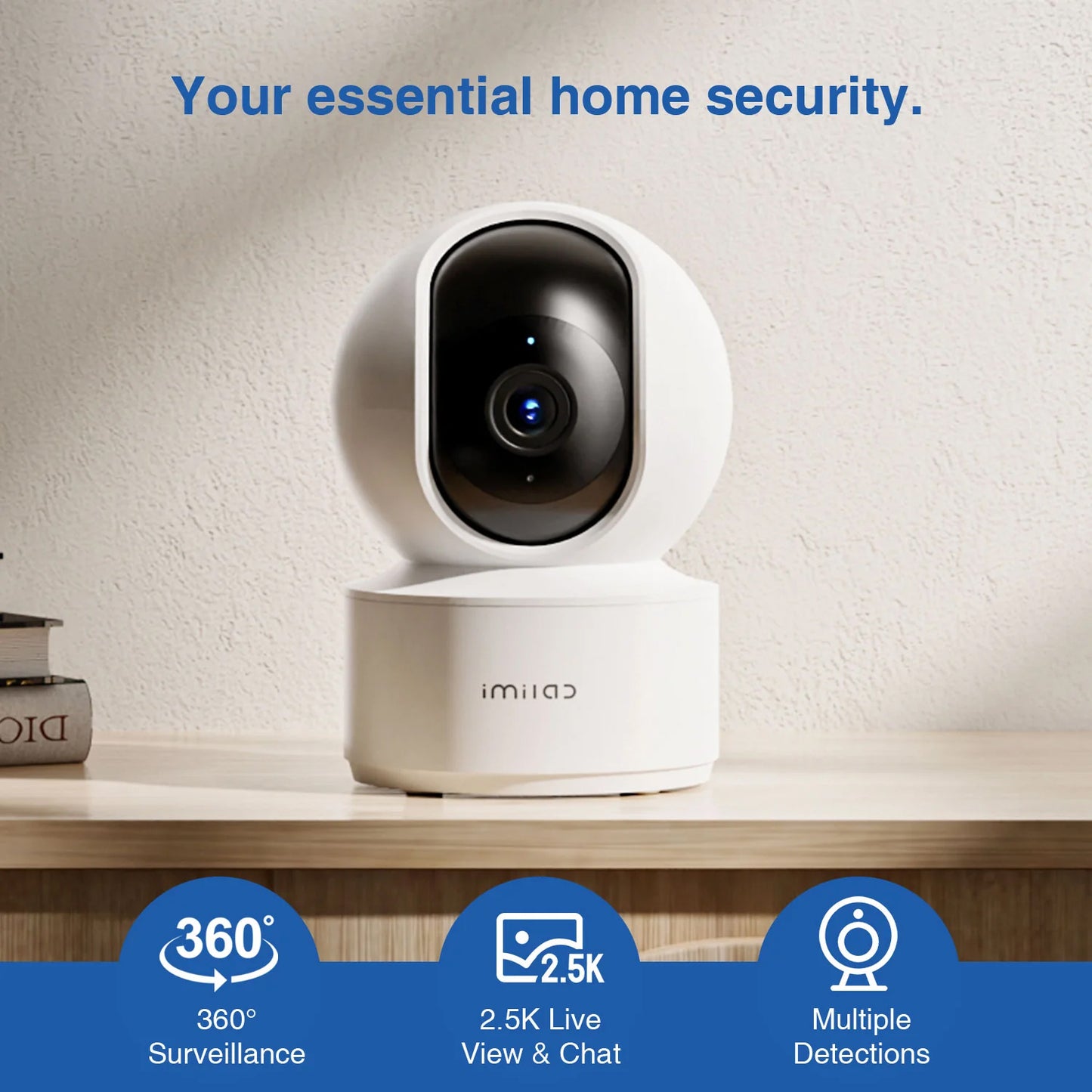 Cámara de Vigilancia iMILAB C21 MI, Wi-Fi, 2.5K, Interior