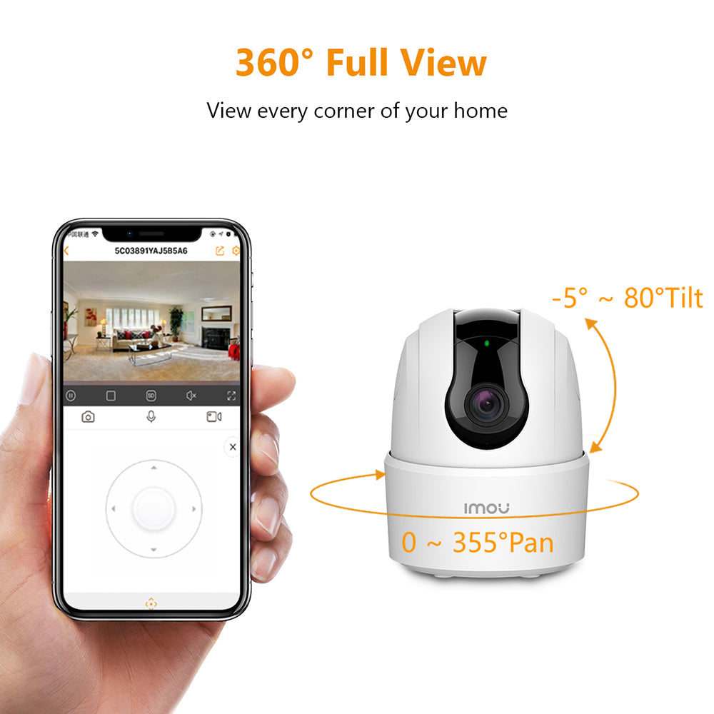 Cámara de Vigilancia Imou Ranger 2C, Wi-Fi, 3K, Interior, Blanca IPC-K2ECP-5H2W
