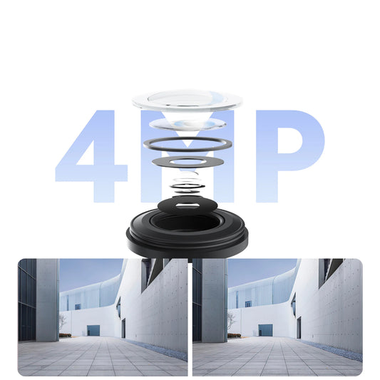 Cámara de Vigilancia Xiaomi CW500 Dual, Wi-Fi, 2.5K, IP66, Exterior BHR9402EU