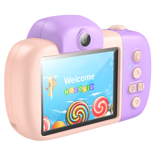 Cámara Digital HOCO DV201 Kids, 1080P, 2MP, Rosa