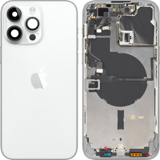 Apple iPhone 14 Pro Max Cubierta de la batería, con funda intermedia, plata, Swap