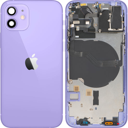 Apple iPhone 12 Cubierta de la batería, con el caso, púrpura, Swap