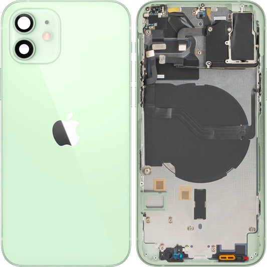 Tapa de Batería Apple iPhone 12, Con Carcasa Central, Verde, Swap