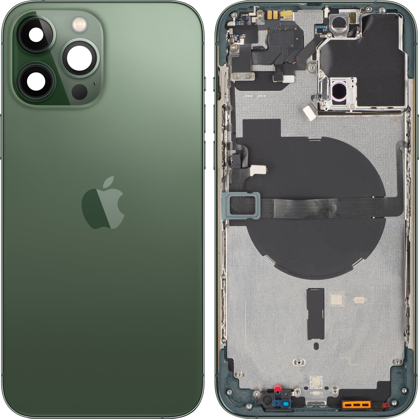Tapa de Batería Apple iPhone 13 Pro Max, Con Carcasa Central, Verde (Alpine Green), Swap