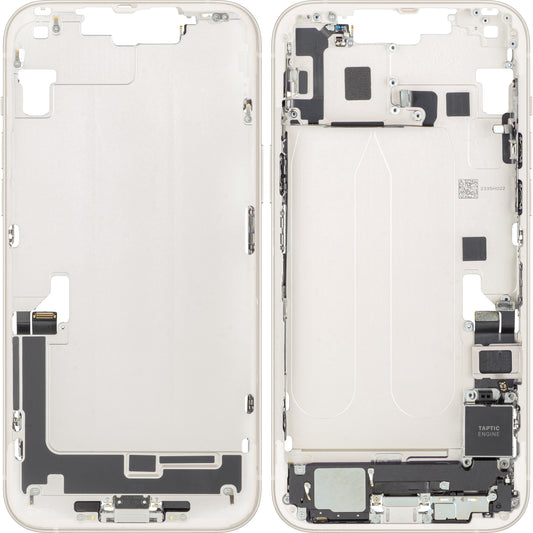 Tapa de Batería Apple iPhone 14 Plus, Con Carcasa Central, Piezas Completas, Blanco (Starlight), Intercambio