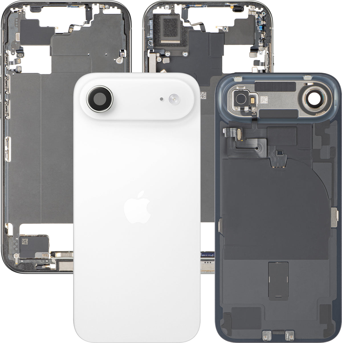 Tapa de Batería Apple iPhone 17 Air, Con Carcasa Media, Piezas Completas, Blanco (Cloud White), Swap Premium
