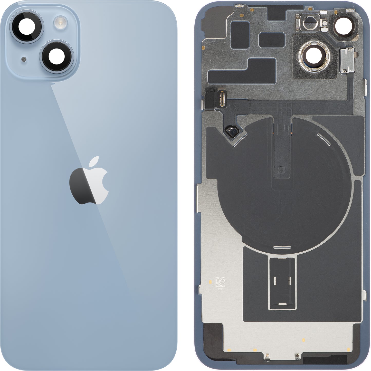 Tapa de Batería Apple iPhone 14 Plus, Con Carcasa Central, Piezas Completas, Azul, Swap
