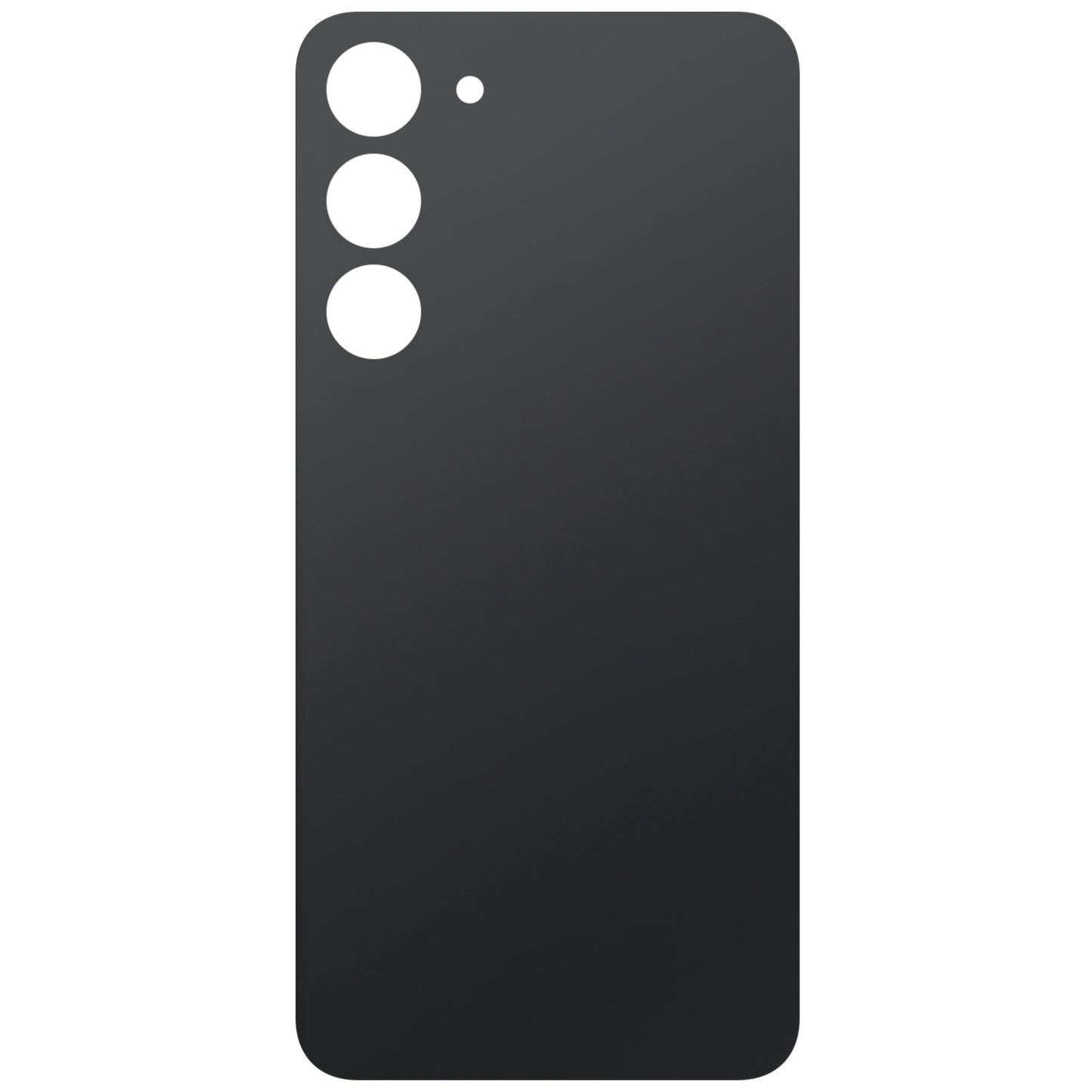 Tapa de batería compatible con Samsung Galaxy S23+ S916, Negro