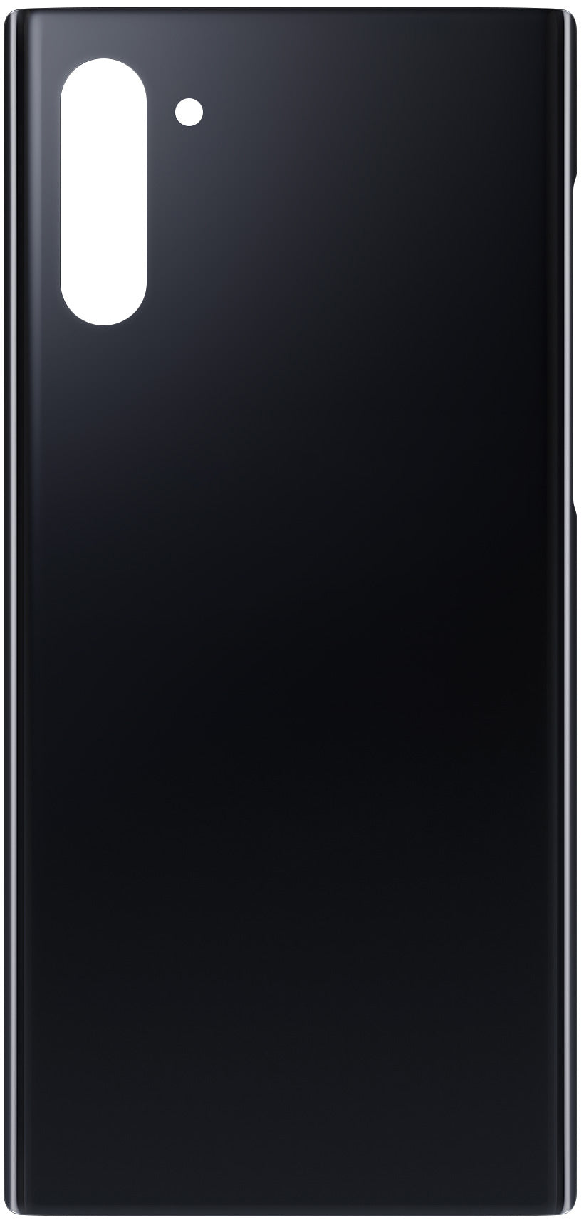 Tapa de batería compatible con Samsung Galaxy Note10 N970, Negro