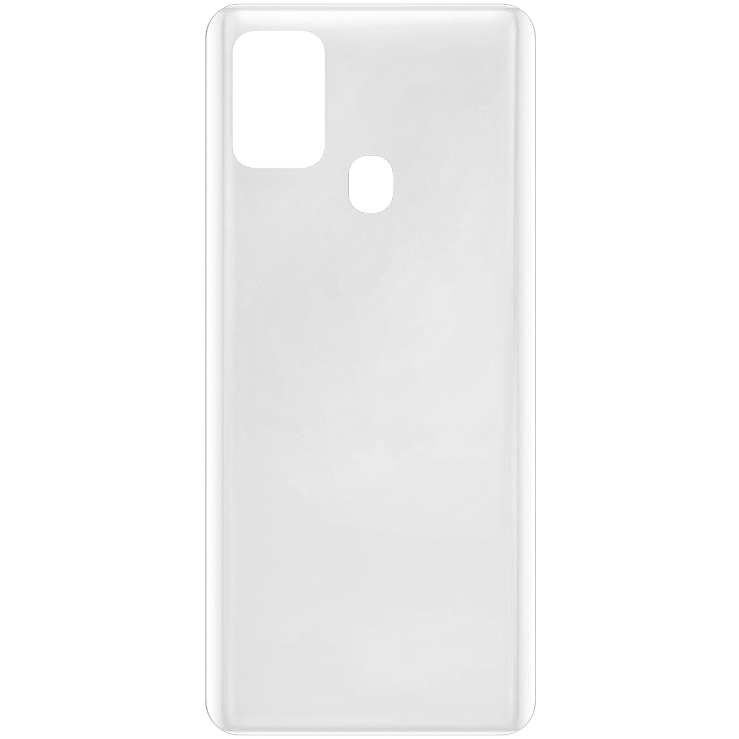 Tapa de batería compatible con Samsung Galaxy A21s A217, Blanco