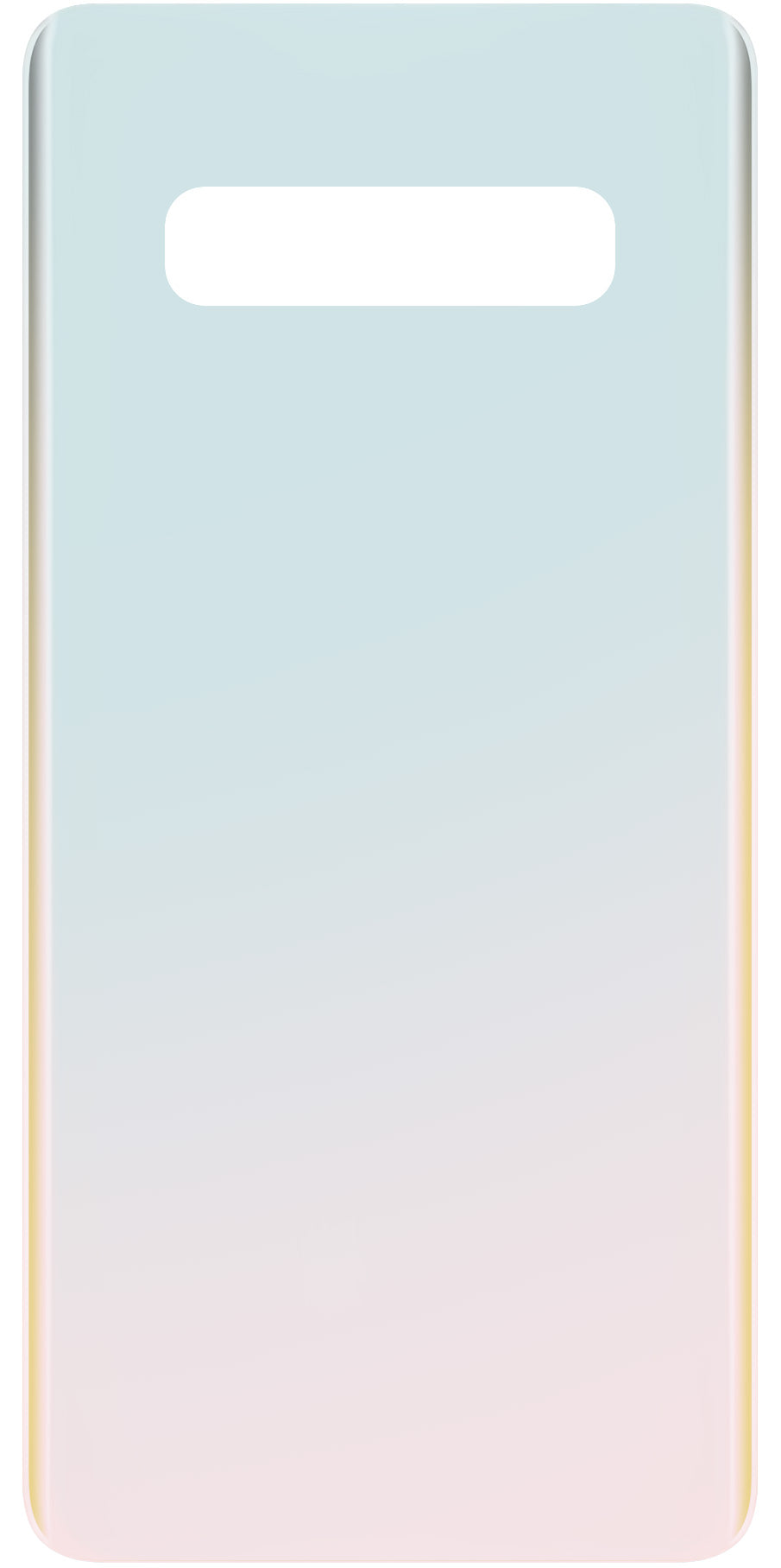 Tapa de batería compatible con Samsung Galaxy S10+ G975, Turquesa