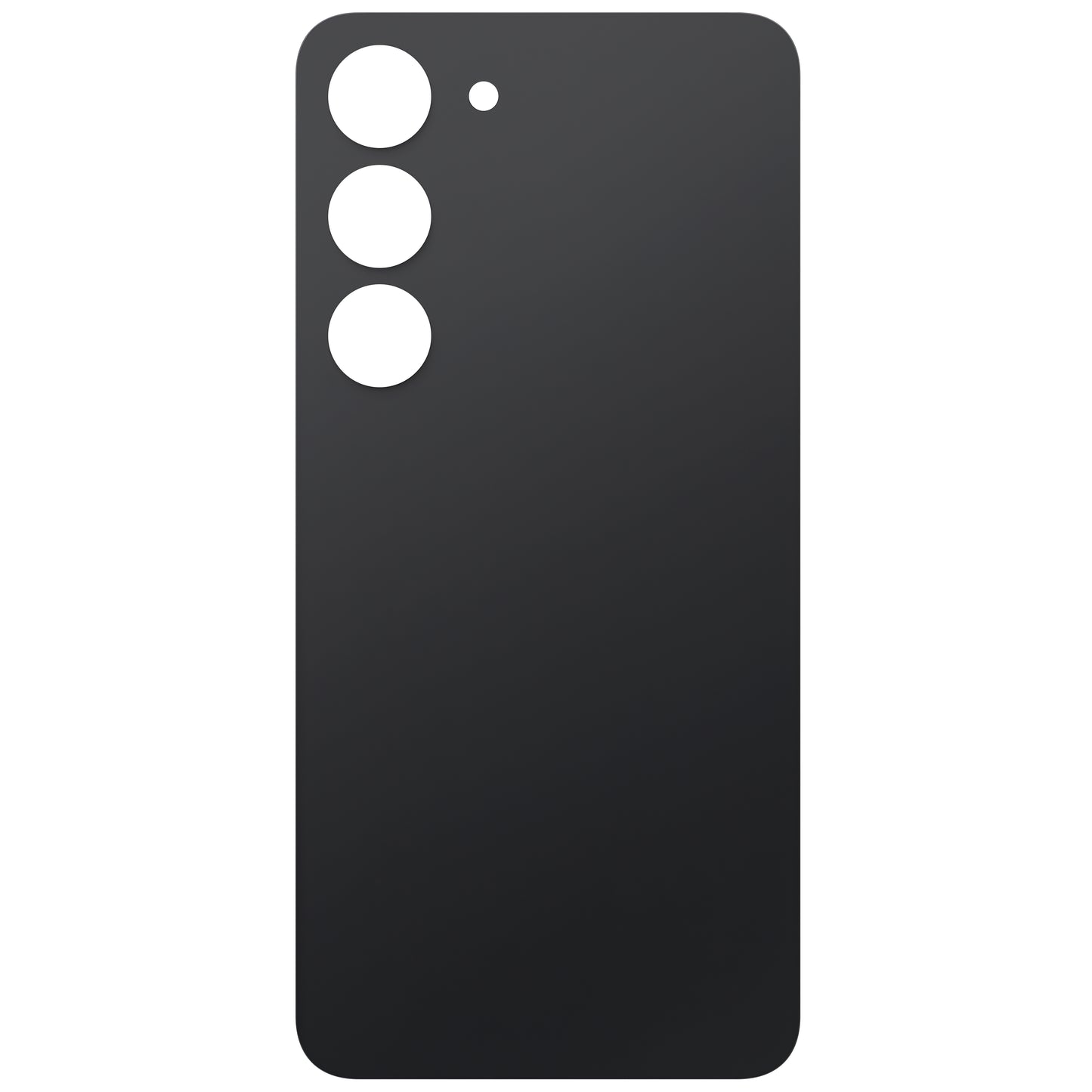Tapa de batería compatible con Samsung Galaxy S23 S911, Negro