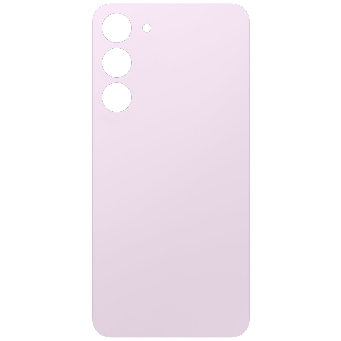Tapa de batería compatible con Samsung Galaxy S23+ S916, Morado