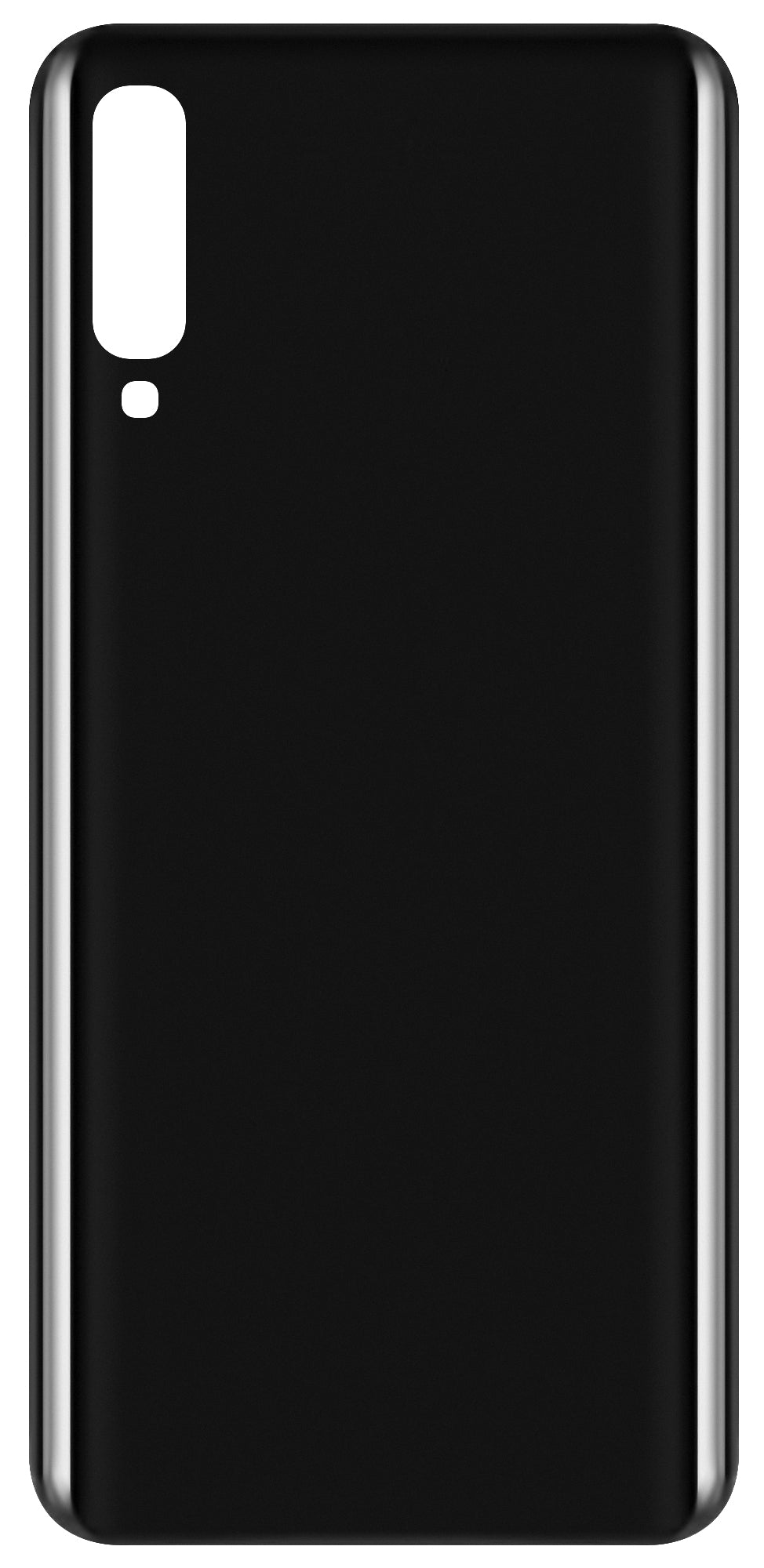Tapa de batería compatible con Samsung Galaxy A50 A505, Negro