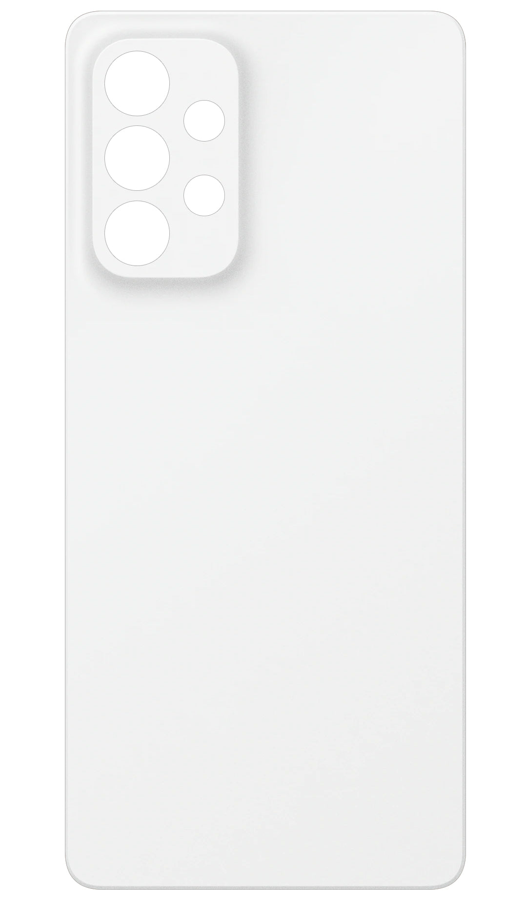 Tapa de batería compatible con Samsung Galaxy A53 5G A536, Blanco