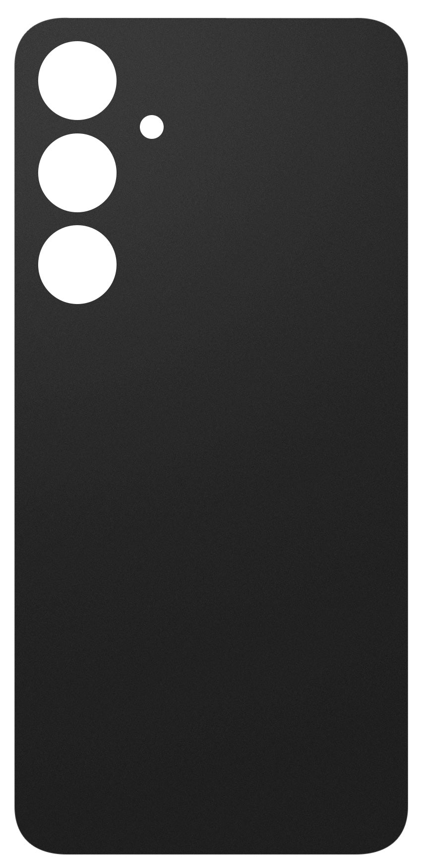 Tapa de batería compatible con Samsung Galaxy S24+ S926, Negro
