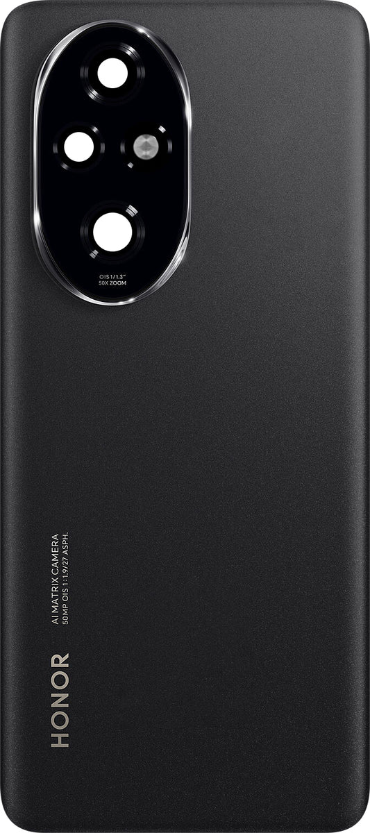 Tapa de la batería Honor 200 Pro, negro, Service Pack 0235AKNT
