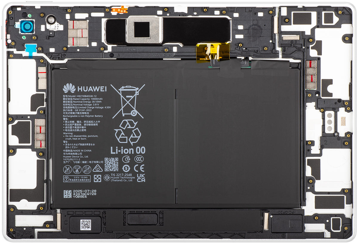 Tapa de Batería Huawei MatePad 12 X (2025), Blanca, Service Pack 02357FFW