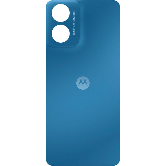 Cubierta de batería Motorola Moto G04, Azul (Azul satinado), Paquete de servicio 5S58C23912