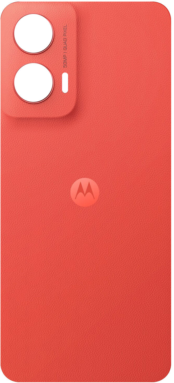 Tapa de Batería Motorola Moto G35, Rojo (Guava Red), Paquete de Servicio 5S58C28887TD