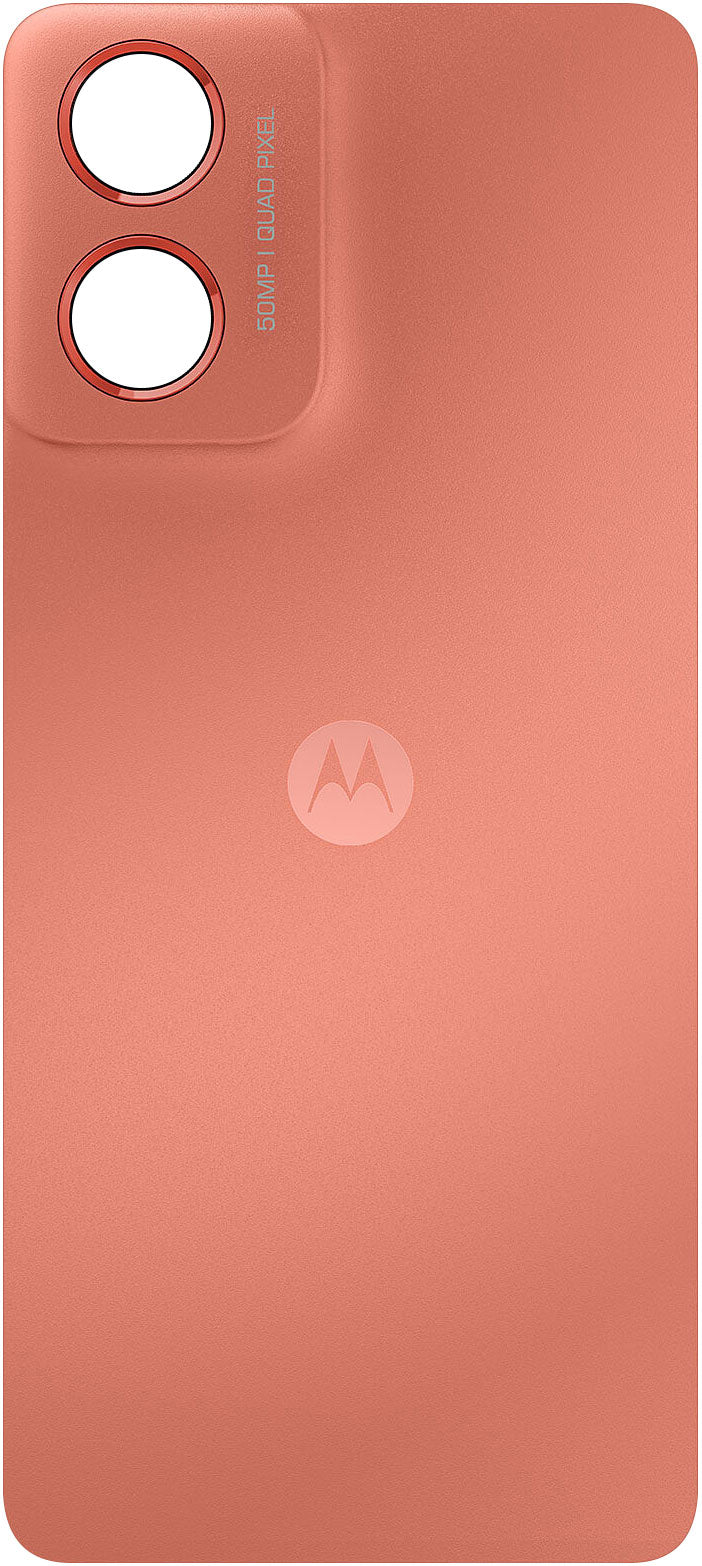 Tapa de Batería Motorola Moto G04s, Naranja (Sunrise Orange), Paquete de Servicio 5S58C24270