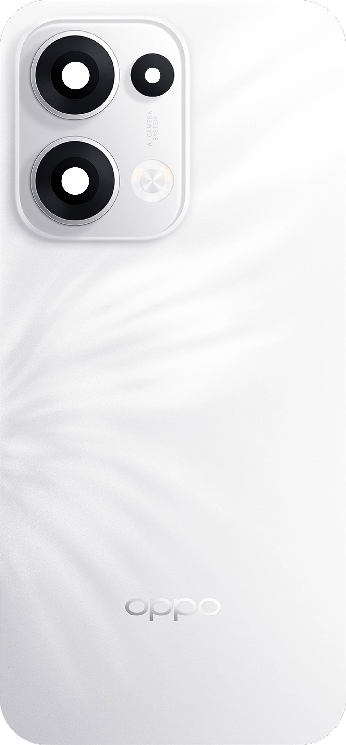 Tapa de Batería Oppo Reno13, Blanca (Plume White), Paquete de Servicio 621033000484