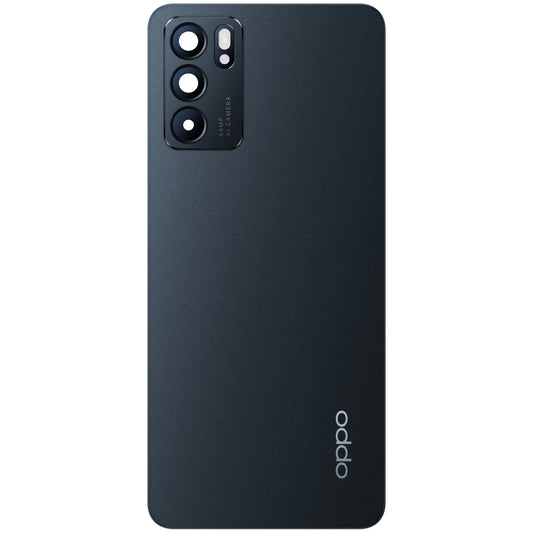 Tapa de la batería Oppo Reno6 5G, Negro (Stellar Black), Service Pack 4907797