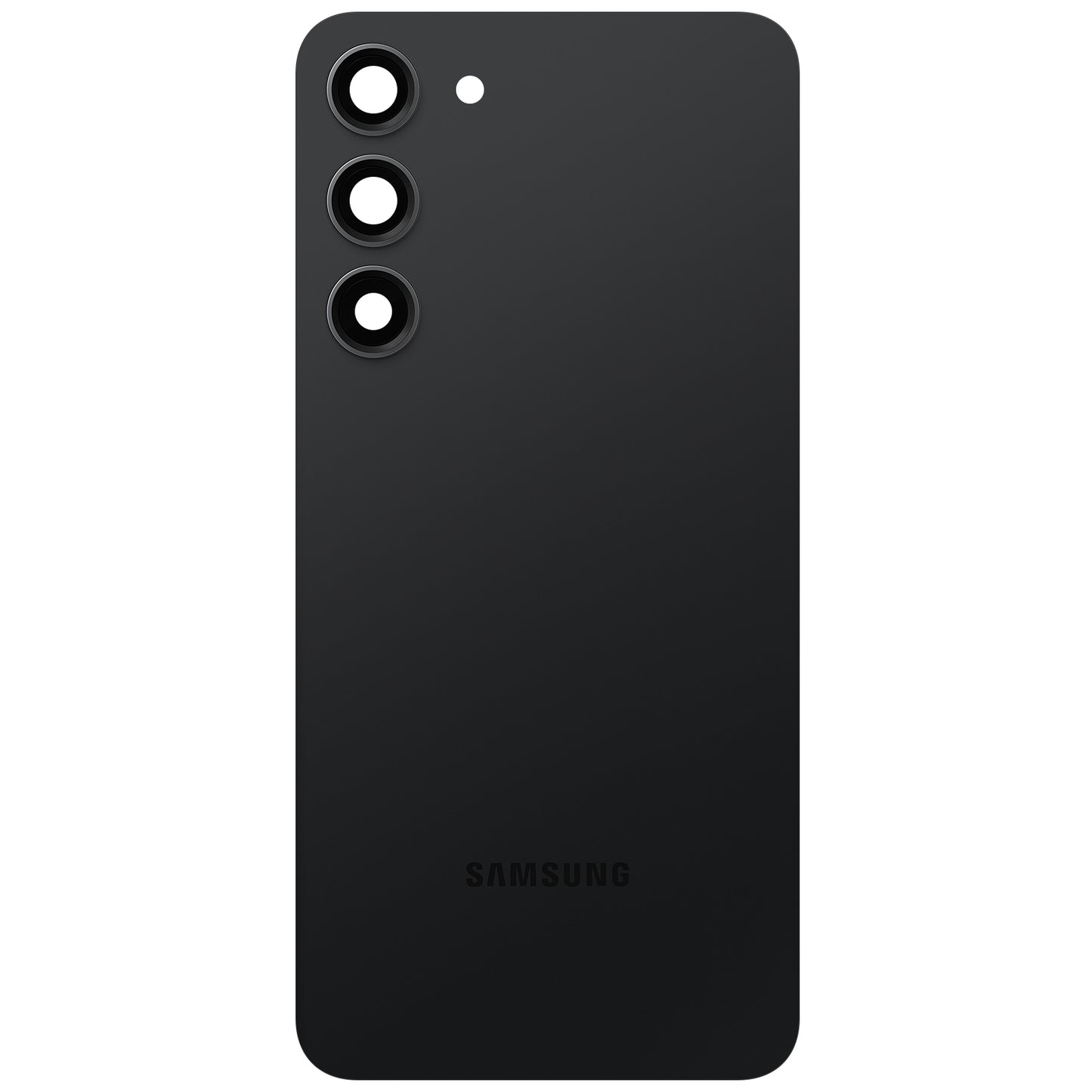 Tapa de la batería Samsung Galaxy Galaxy S23+ S916, Negro (Phantom Black), Service Pack GH82-30388A