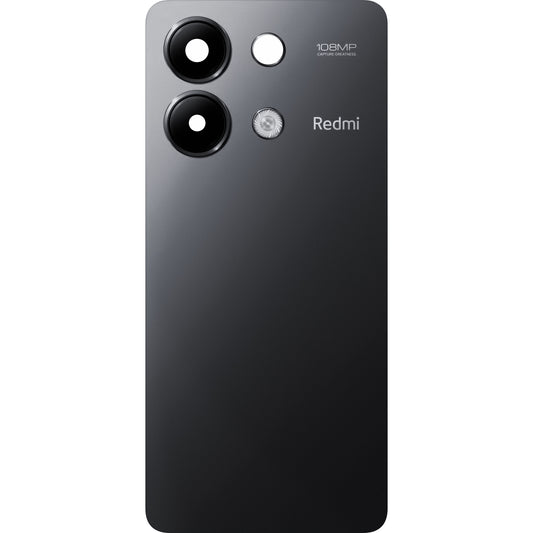 Battery Cover Xiaomi Redmi Note 13 4G, Black (Midnight Black), Service Pack 5600040N7N00