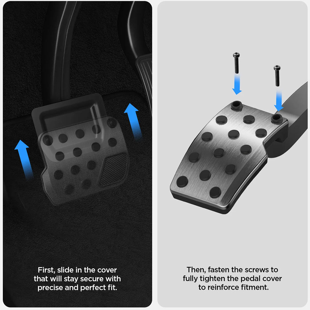 Tapas de Pedales para Auto Spigen Stuttgart TO200 para Tesla Y / 3 ACP04510