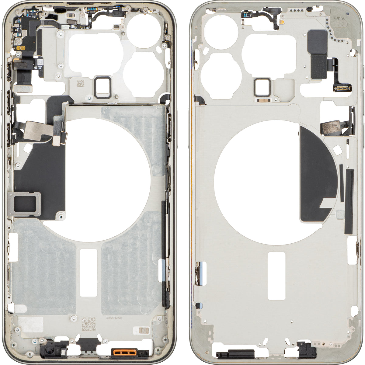 Funda Mijloc Apple iPhone 15 Pro Max, Beige (Titanio Natural), Swap