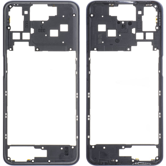 Funda central Oppo A52, Negro