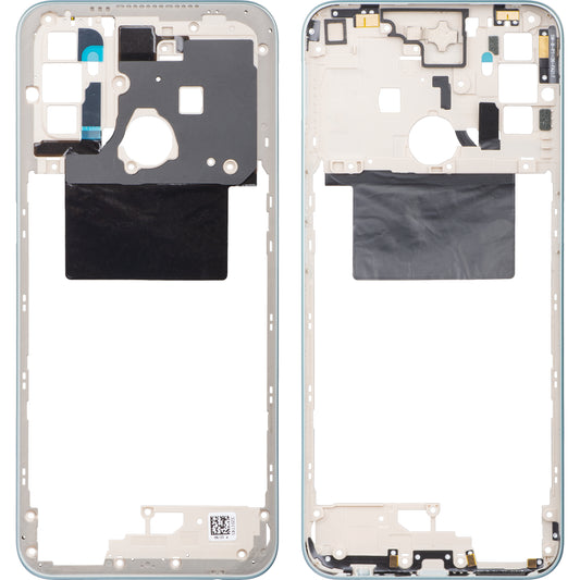 Carcasa central Oppo A52, Blanco