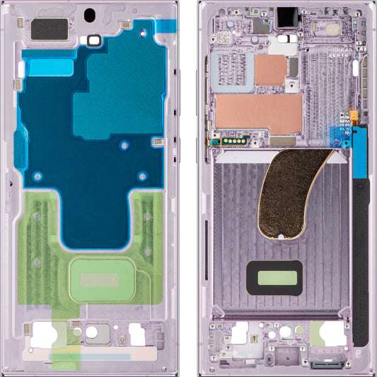 Funda Mijloc Samsung Galaxy S23 Ultra S918, Violeta (Lavanda), Service Pack GH96-15833D